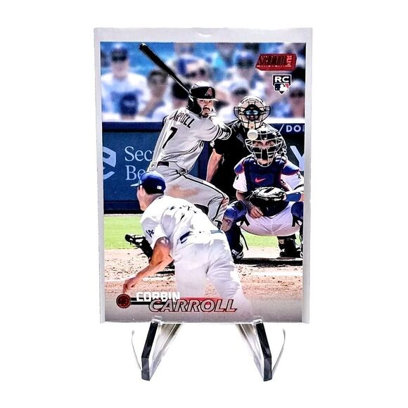 Corbin Carroll #131 Topps Stadium Club Rookie Red Foil 2023 MVP NM/M - Picture 4 of 4